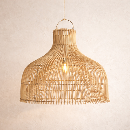 Solara Natural Rattan Pendant Light