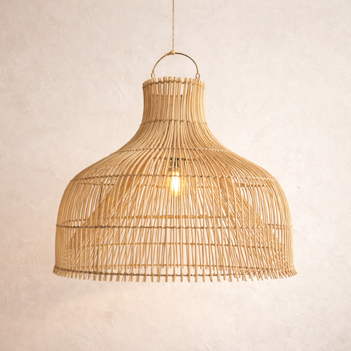 Solara Natural Rattan Pendant Light
