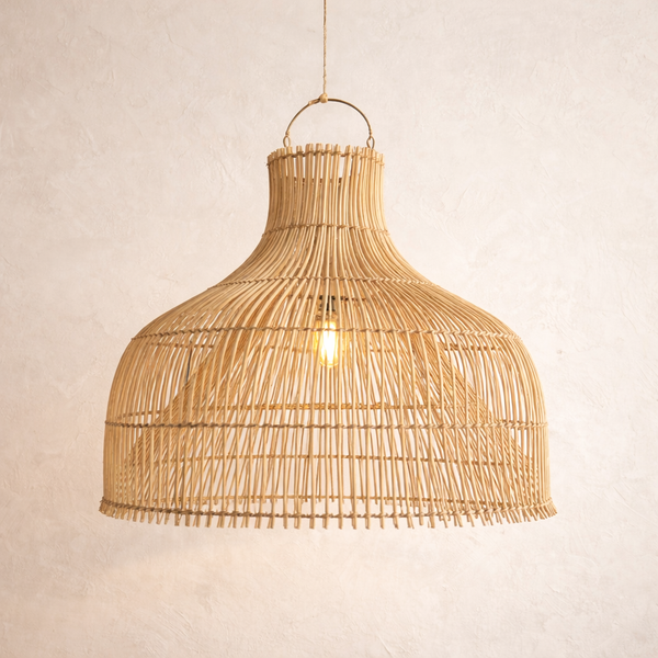 Solara Natural Rattan Pendant Light