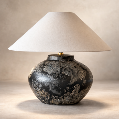 Margot Terracotta Table Lamp – Hand-Shaped Artisanal Lighting